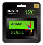DISCO SOLIDO SSD ADATA 120GB - 2.5" - SATA 6GB/S -SU650 - BLACK – GARANTÍA 1 AÑO