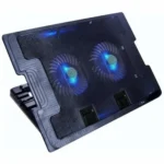 BASE DE ENFRIAMIENTO INS P/LAPTOP IS-F205 - 2 VENTILADORES - 2 PUERTOS USB - PANEL PLASTICO - 5 NIVELES DE ELEVACION - DC 5V - LUZ LED - GARANTIA 1 AÑO