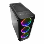 CASE ALTEK GAMING 200-R02/2 UBS 2.0/1 USB 3.0/4 VENTILADORES/TAPA TRANSPARENTE VIDRIO/SIN FUENTE/ GARANTIA DE 6 MESES