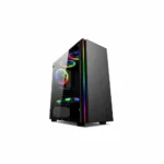 CASE ALTEK GAMING 200-R02/2 UBS 2.0/1 USB 3.0/4 VENTILADORES/TAPA TRANSPARENTE VIDRIO/SIN FUENTE/ GARANTIA DE 6 MESES - Imagen 4