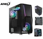CASE ALTEK GAMING H11 UBS 2.0/1 USB 3.0/4 VENTILADORES/TAPA TRANSPARENTE VIDRIO/SIN FUENTE/GARANTIA DE 6 MESES