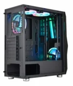 CASE ALTEK GAMING H11 UBS 2.0/1 USB 3.0/4 VENTILADORES/TAPA TRANSPARENTE VIDRIO/SIN FUENTE/GARANTIA DE 6 MESES - Imagen 2