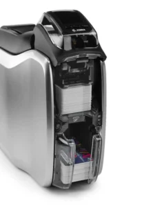 Imprezora Zebra Doble Cara Printer ZC300, Dual Sided, US Cord, USB & Ethernet, ISO HiCo/LoCo Mag S/W Selectable - Imagen 3