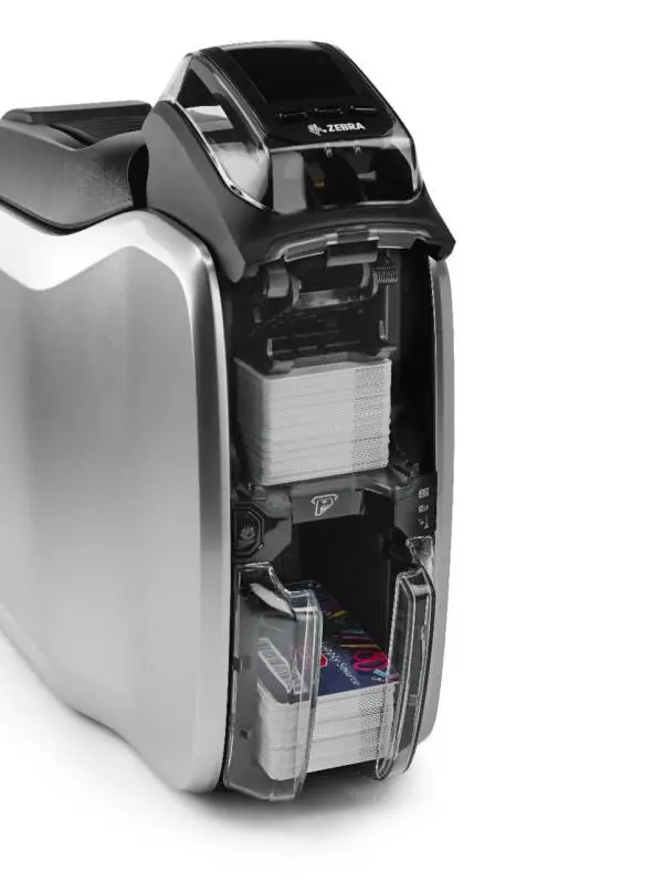 Imprezora Zebra Doble Cara Printer ZC300, Dual Sided, US Cord, USB & Ethernet, ISO HiCo/LoCo Mag S/W Selectable - Imagen 3