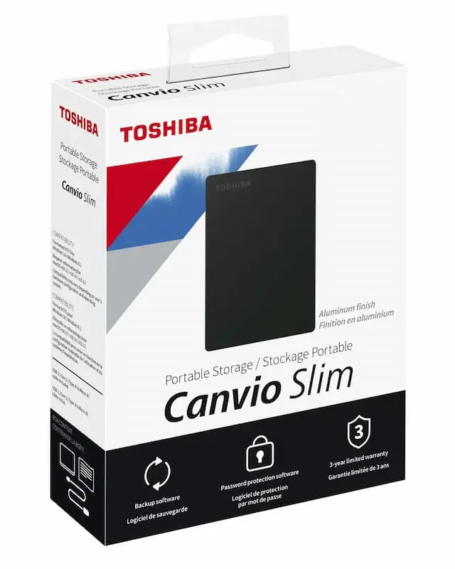 image (78) HDD Canvio Slim III 3.0 Negro 1Tb - Imagen 1