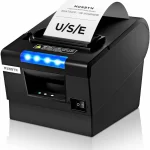 80mm Themal Printer with auto-cutter, Print speed: 300mm/, Output: DC 24V/2.5A/USB+RS232