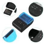Impresora Termica portable Printer Print speed: 70mm/s TPH: 100Km Output: DC 9V/1A  Built-in battery: 7.4V/1500mAh Interface: USB+232 Support Bluetooth 4.0 - Imagen 2