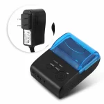 Impresora Termica portable Printer Print speed: 70mm/s TPH: 100Km Output: DC 9V/1A  Built-in battery: 7.4V/1500mAh Interface: USB+232 Support Bluetooth 4.0 - Imagen 3