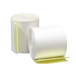 Rollo de papel quimico con dos copias 75mm x 19mts