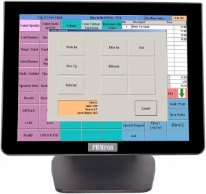 15" all-in-one POS terminal, CPU: Intel Celeron J1900 2.0 GHz Quad-Core
