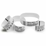 Duratherm™️ Direct Thermal Film Wristband, brazaletes por rollo mod:HSM-INBND27556