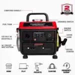 Generador PS50 1200W 2 tiempos Power Smart - Imagen 2