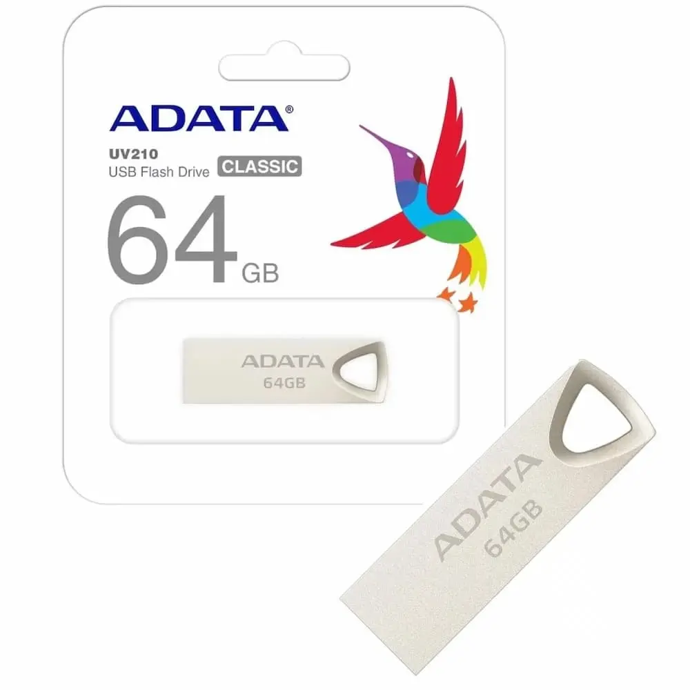 Pendrive ADATA UV210 64GB USB 2.0 Dorado - Imagen 2